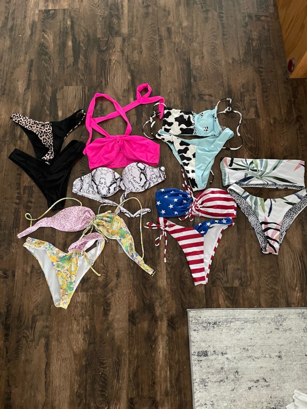 Mixed Women’s Bikini Set Bundle - Multicolor Patterns